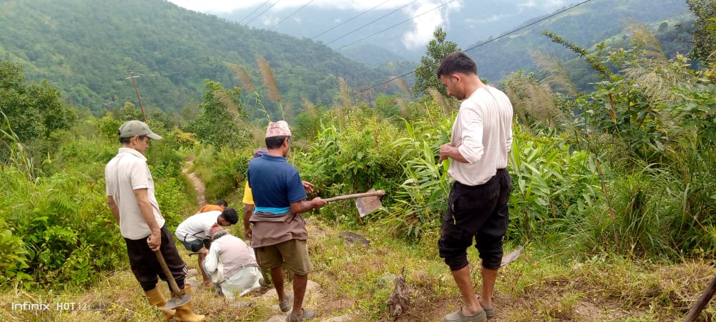गोरेटो बाटो संरक्षणमा जुटे इभाङबासी